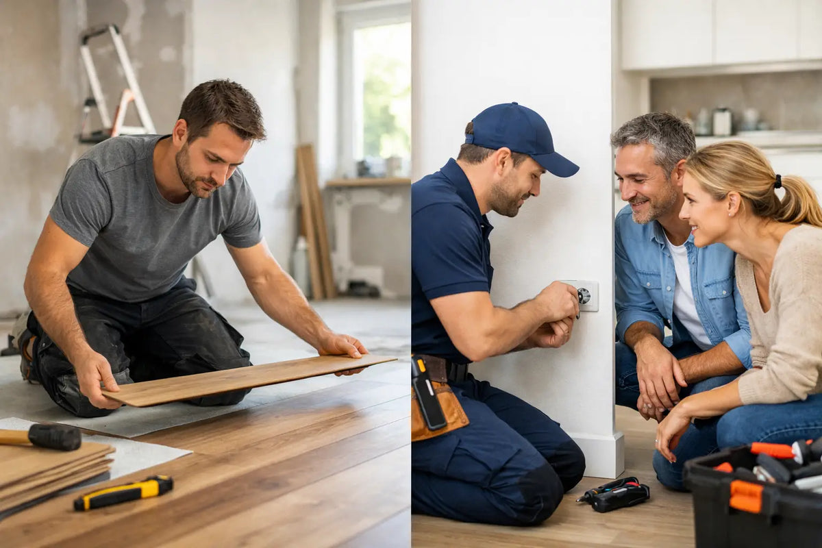 Zelf plaatsen of installatiehulp bij renovatie