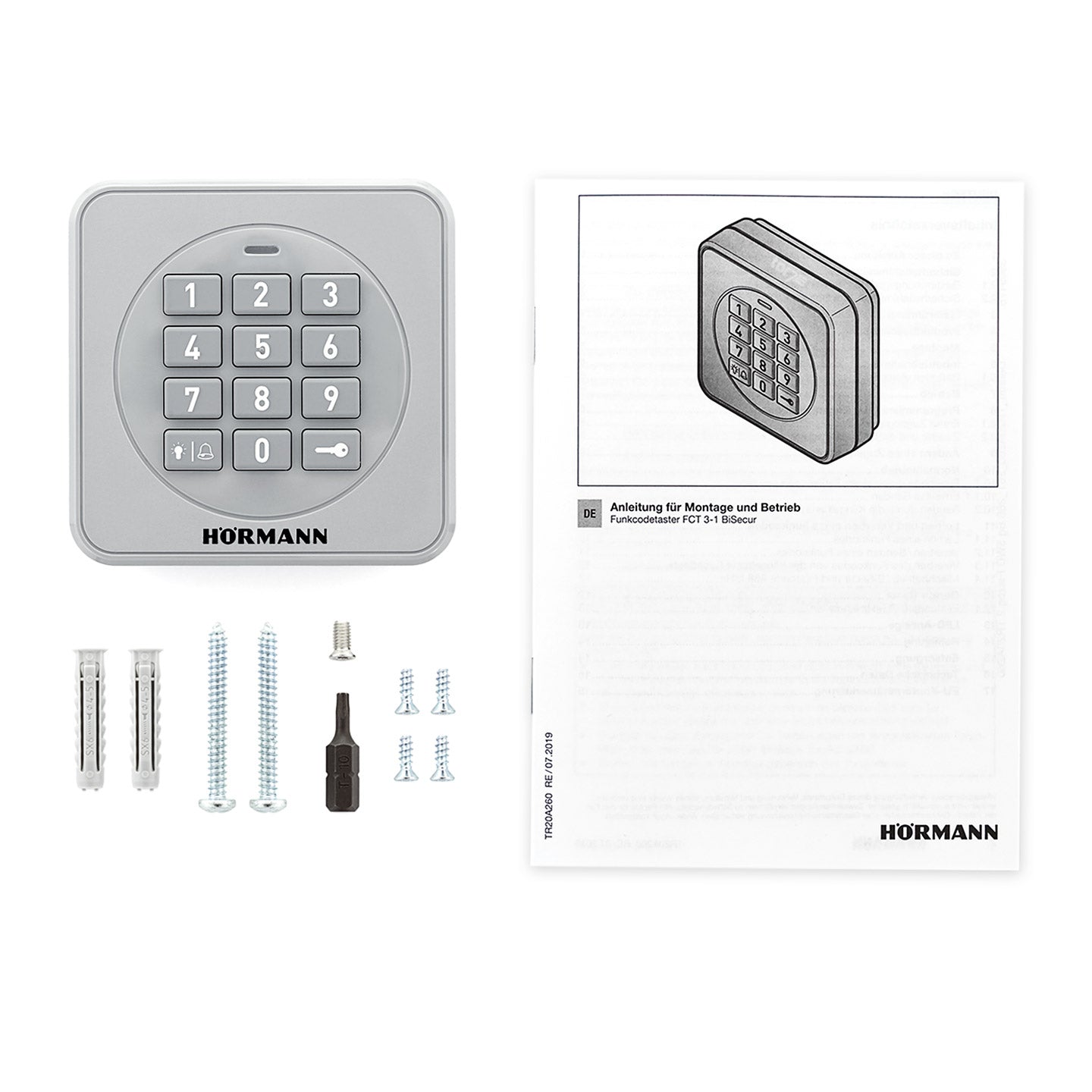 Hörmann radiocodeschakelaar FCT3-1 BS-868