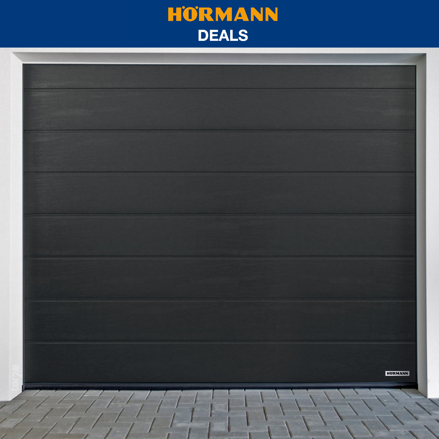 Hörmann garagepoort RenoMatic M-Profilering Woodgrain