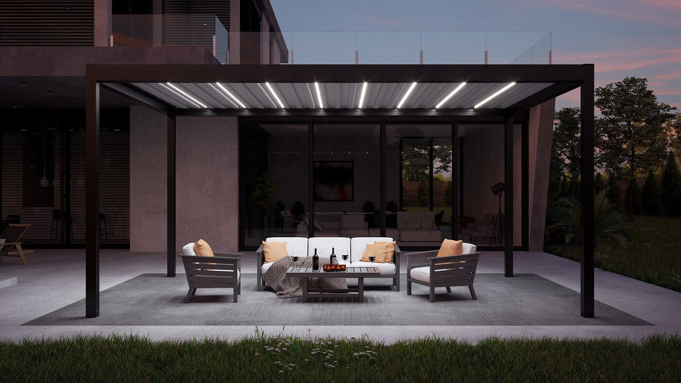 Pergola - type F lamellen